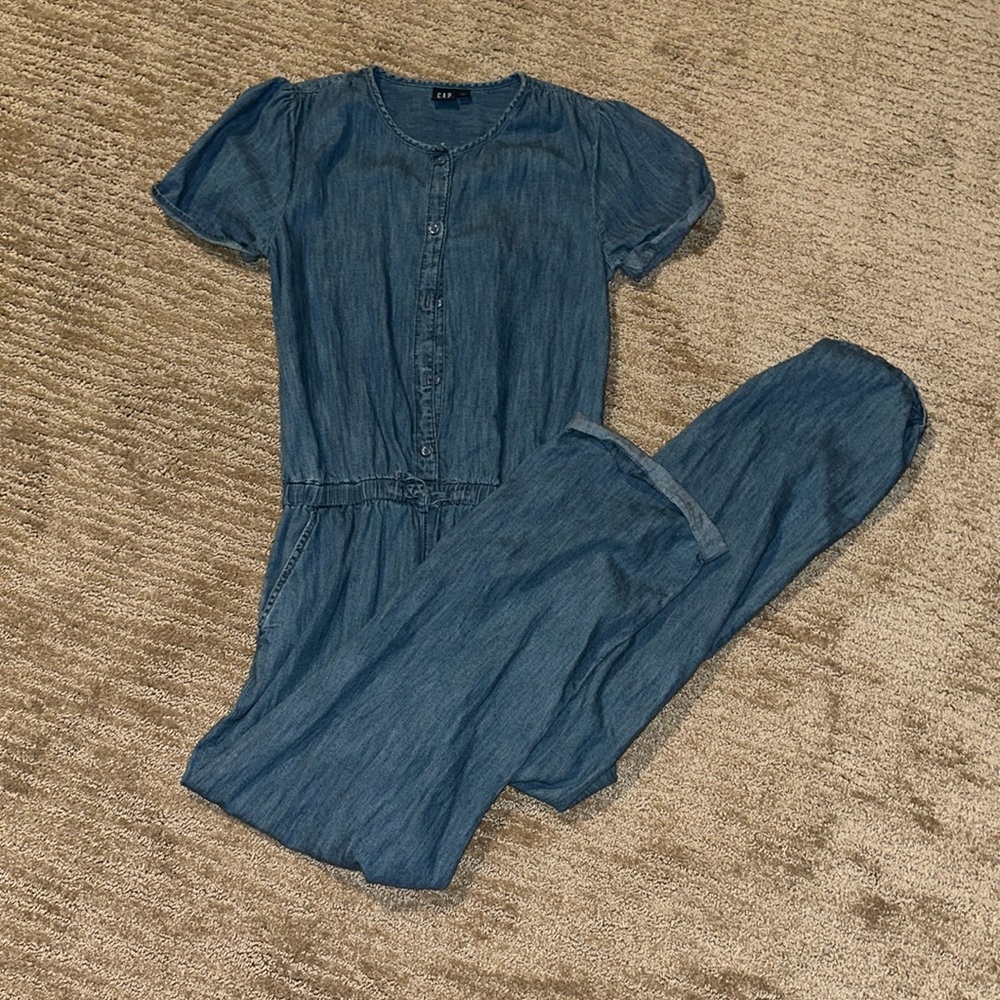 Girls GAP Denim Jumpsuit